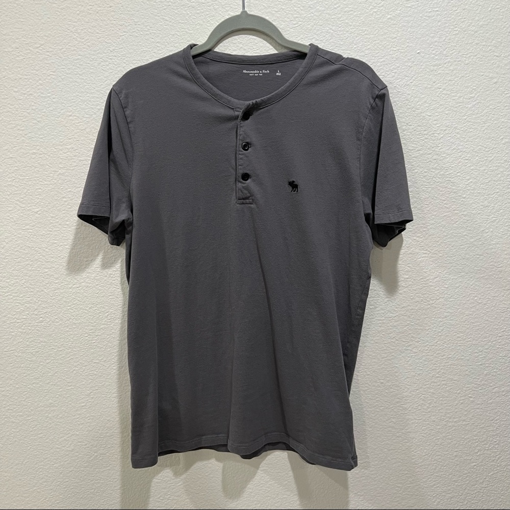 Mens Abercrombie Short Sleeve Icon Henley